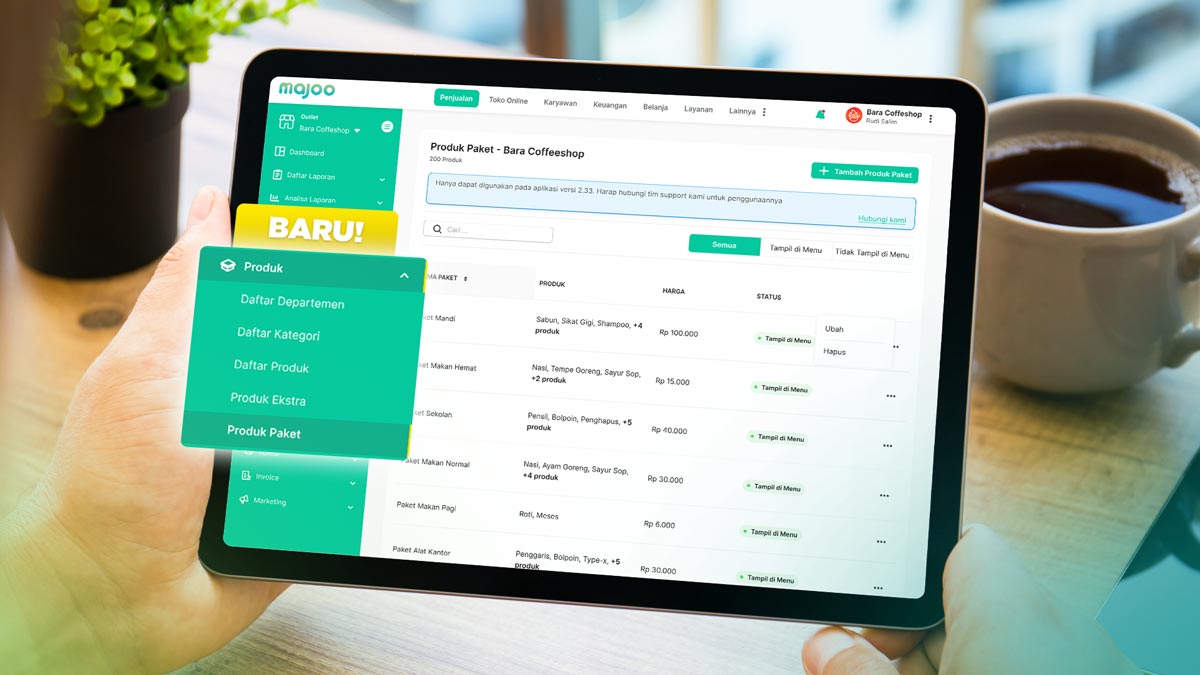Fitur Baru Produk Paket