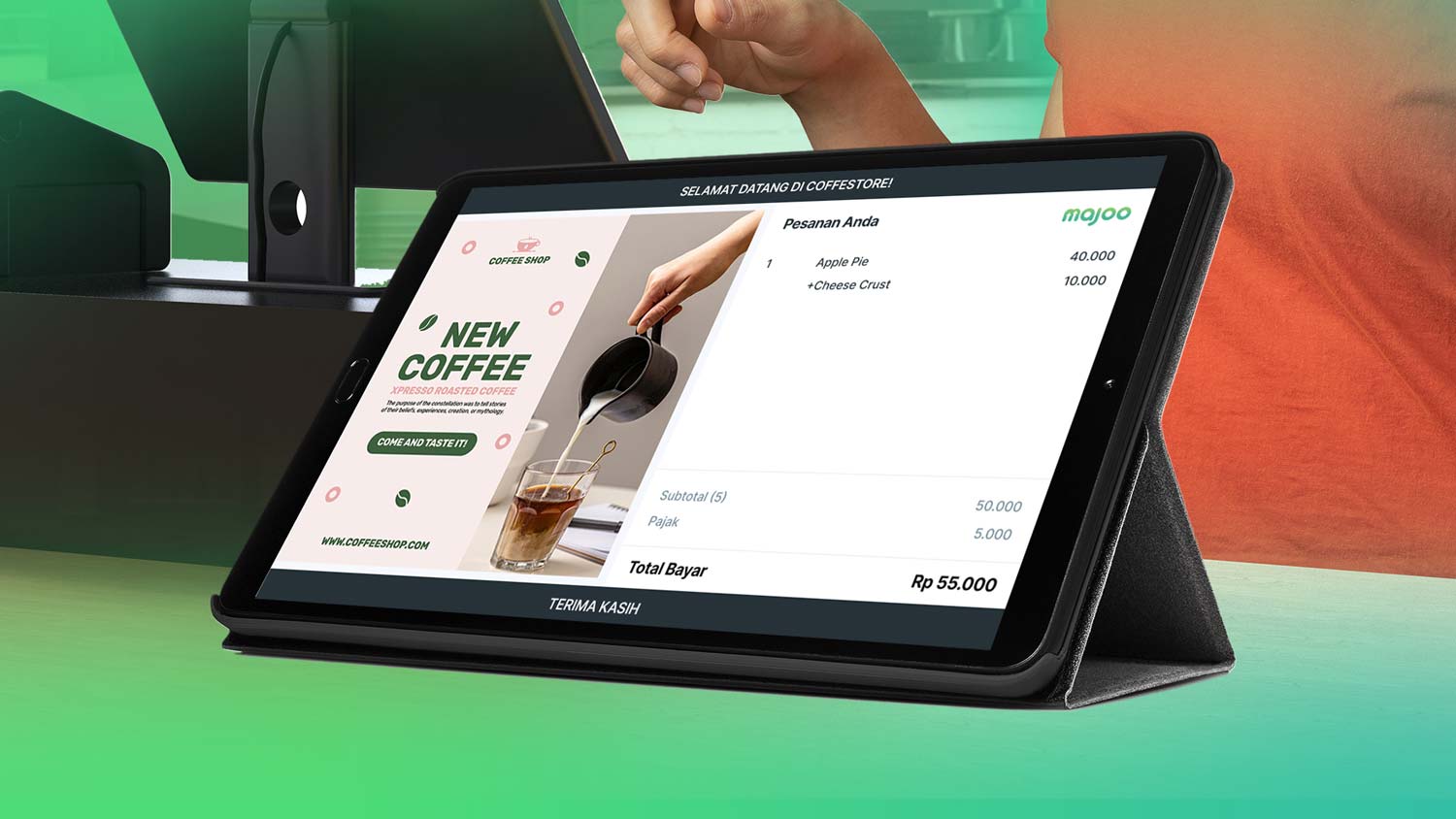 Peningkatan Fitur Customer Display dengan Koneksi Dual Display via Perangkat Eksternal