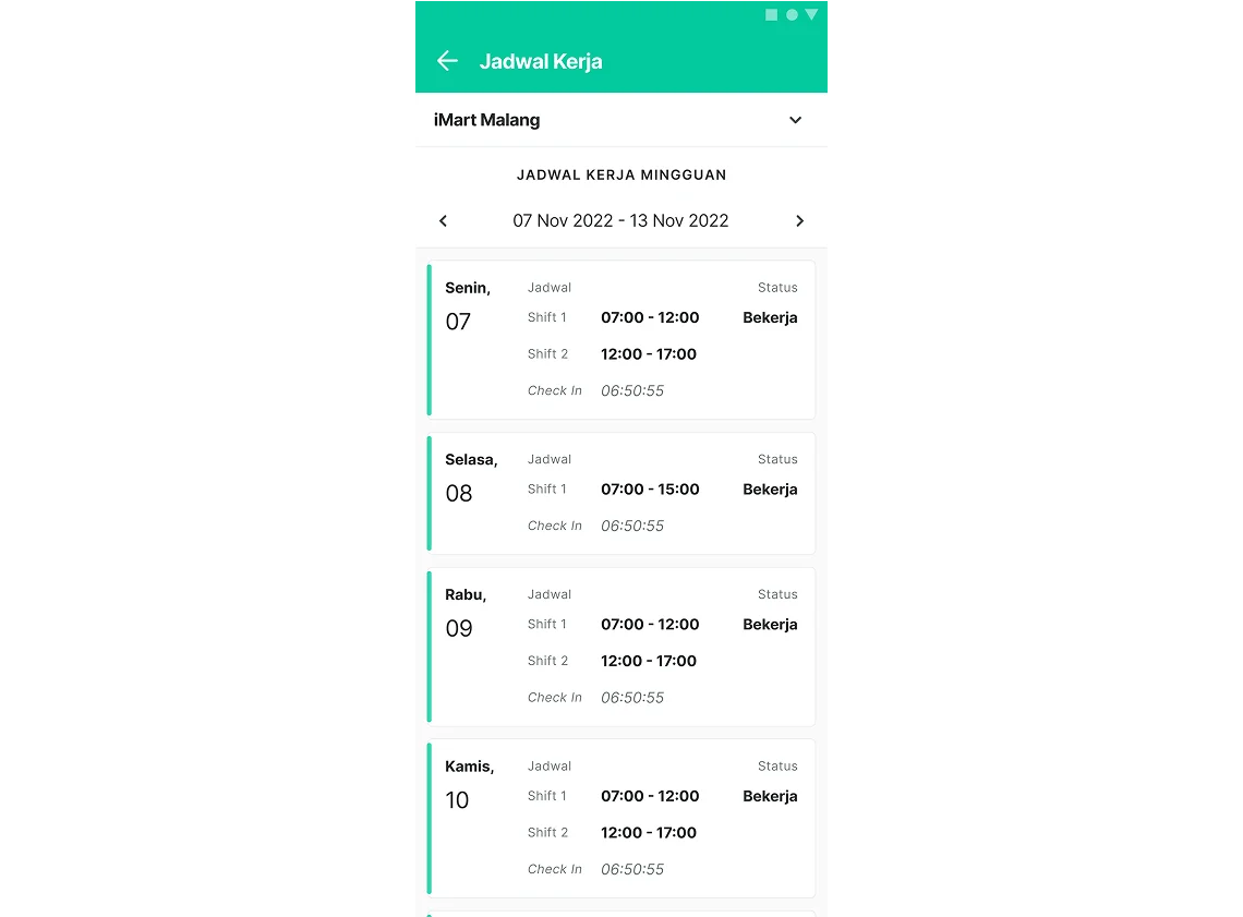 Shift Management yang Fleksibel