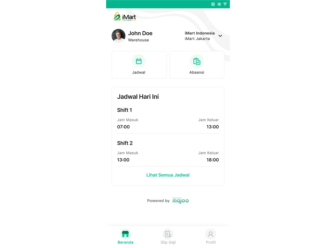 Cek Jadwal Shift Secara Online