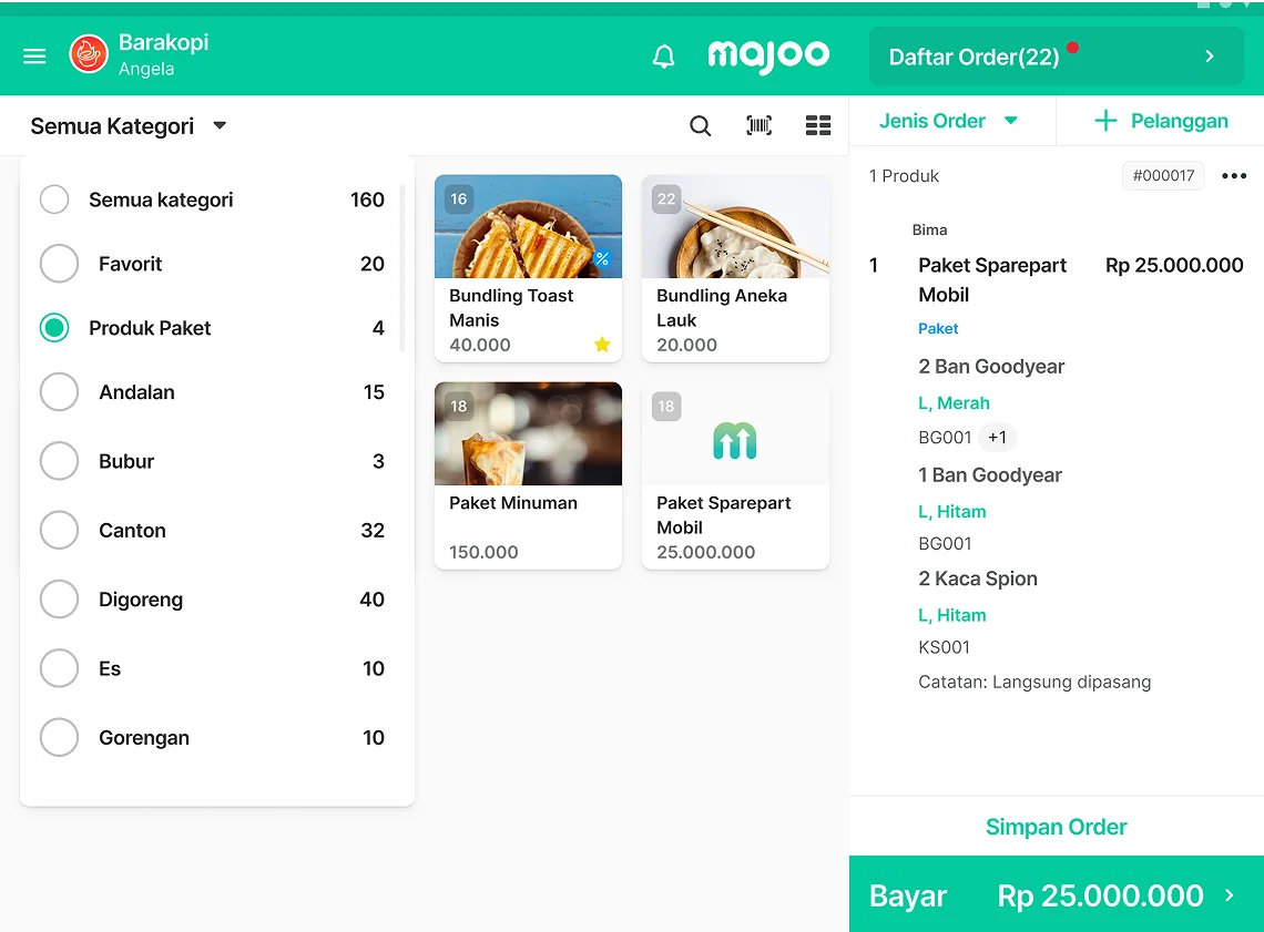 Pengelolaan Bundling di Dashboard