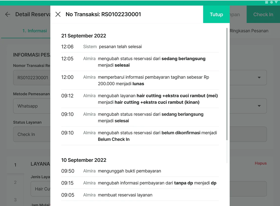 Riwayat Transaksi